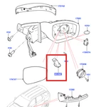 Genuine Discovery Sport Left Hand Exterior Mirror Lamp LR129386. Fixed Price $86.35.