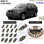 19 Bulbs Led Interior Kit For Bmw X5 E53 Xenon White Dome Lights Upgrade. Fixed Price $31.72.