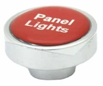 Panel Lights Knob For Peterbilt Kenworth Chrome Red W/ Silver Letters GG#96305. Fixed Price $17.13.