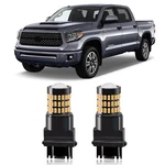 Amber Yellow 3157 3156 3057 3056 Led Bulbs With Projector Blinker Lights Comp.... Fixed Price $20.02.