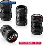 Tire Valve Stem Cap Cover For Audi A1 A3 RS3 A4 A5 A6 A7 RS7 A8 Q3 Q5 Q7 R8 Fast. Fixed Price $16.99.