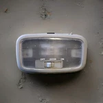 2003-05 Kia Rio Gray Front/rear Overhead Center Map Dome Light Oem Used. Fixed Price $35.09.