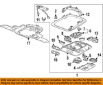 Gm Oem 13-17 Cts,elr,xts Overhead Console-reading Lmp Assy 20955152. Fixed Price $64.94.