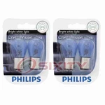 2 Pc Philips Back Up Light Bulbs For Cadillac Deville Eldorado Fleetwood Wc. Fixed Price $26.68.