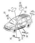 Genuine Mopar Courtesy Lamp 55361405AA. Fixed Price $58.51.