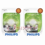 2 Pc Philips Turn Signal Indicator Light Bulbs For Buick Century Electra Ab. Fixed Price $12.68.