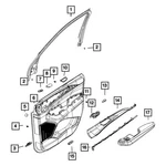 For Jeep Grand Cherokee 2021-2025 Mopar 68379612AB Courtesy Light. Fixed Price $17.46.