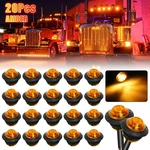 20X 3/4" Led Side Marker Lights Truck Trailer Round Amber Bullet Clearance Lamp. Fixed Price $93.99.