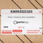 Genuine 2007-2011 Toyota Camry Roof Console Box Assembly 6365033221E0. Fixed Price $123.00.