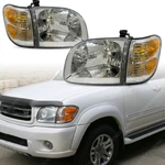 Pair Headlights For 2001-04 Toyota Sequoia Corner Signal Lamps Set Lh. Fixed Price $142.99.