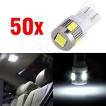50X T10 Wedge Xenon White 5730 Smd 194 168 2825 Led License Plate Light Bulb. Fixed Price $21.83.