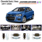Bulbs White Led Interior Light Kit For Chevrolet Sonic/aveo 2011-2020 Replacemet. Fixed Price $20.50.
