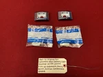1962-72 Original Gm Rear Courtesy Light Housings W/ Nos Lenses. Fixed Price $68.00.