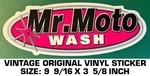 Mr. Wash - Vintage Original Vinyl Decal Sticker Motorcycles. Fixed Price $9.48.