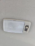 1998-1999 Honda Odyssey Dome Light Tan Oem Overhead Small Tested. Fixed Price $35.00.