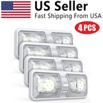 4PCS 12V Led Rv Ceiling Dome Interior Lighting For Trailer Camper Boat. Fixed Price $26.50.